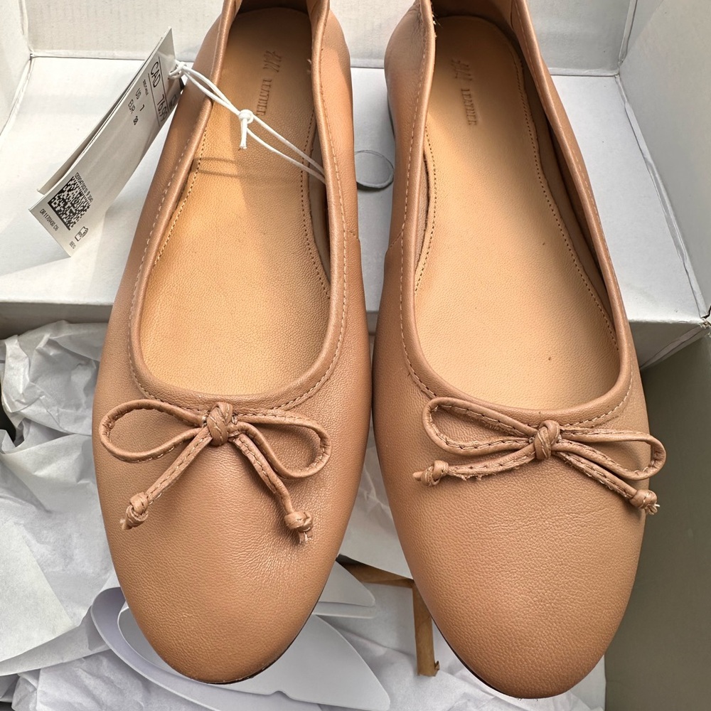 Leather Ballet Flats